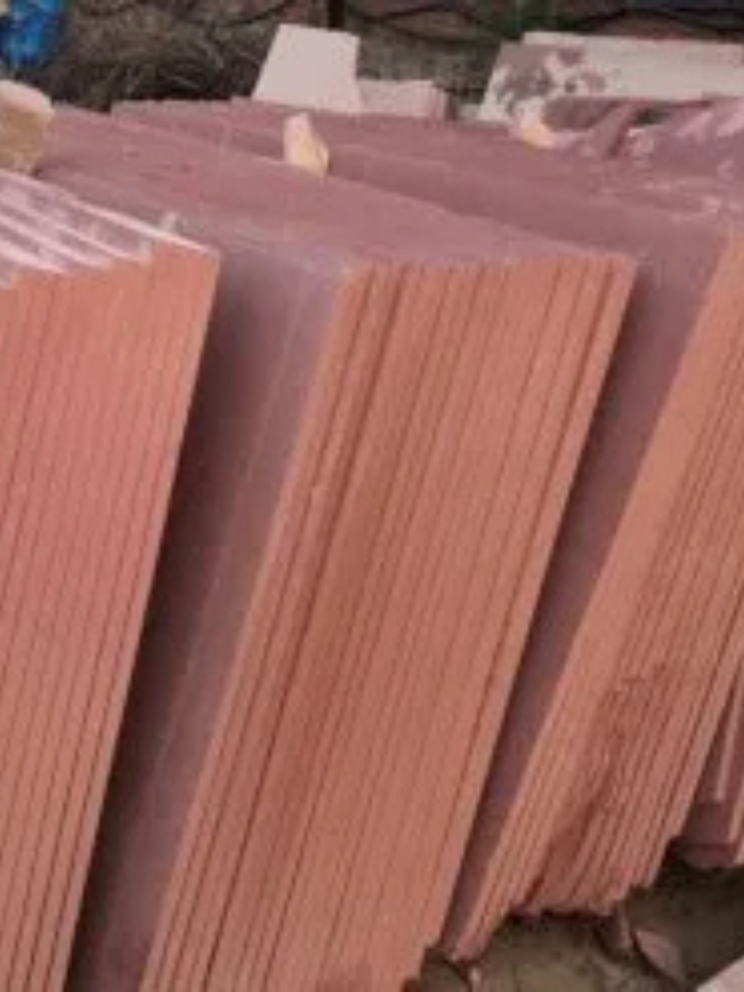 Red Bansi Paharpur Slabs